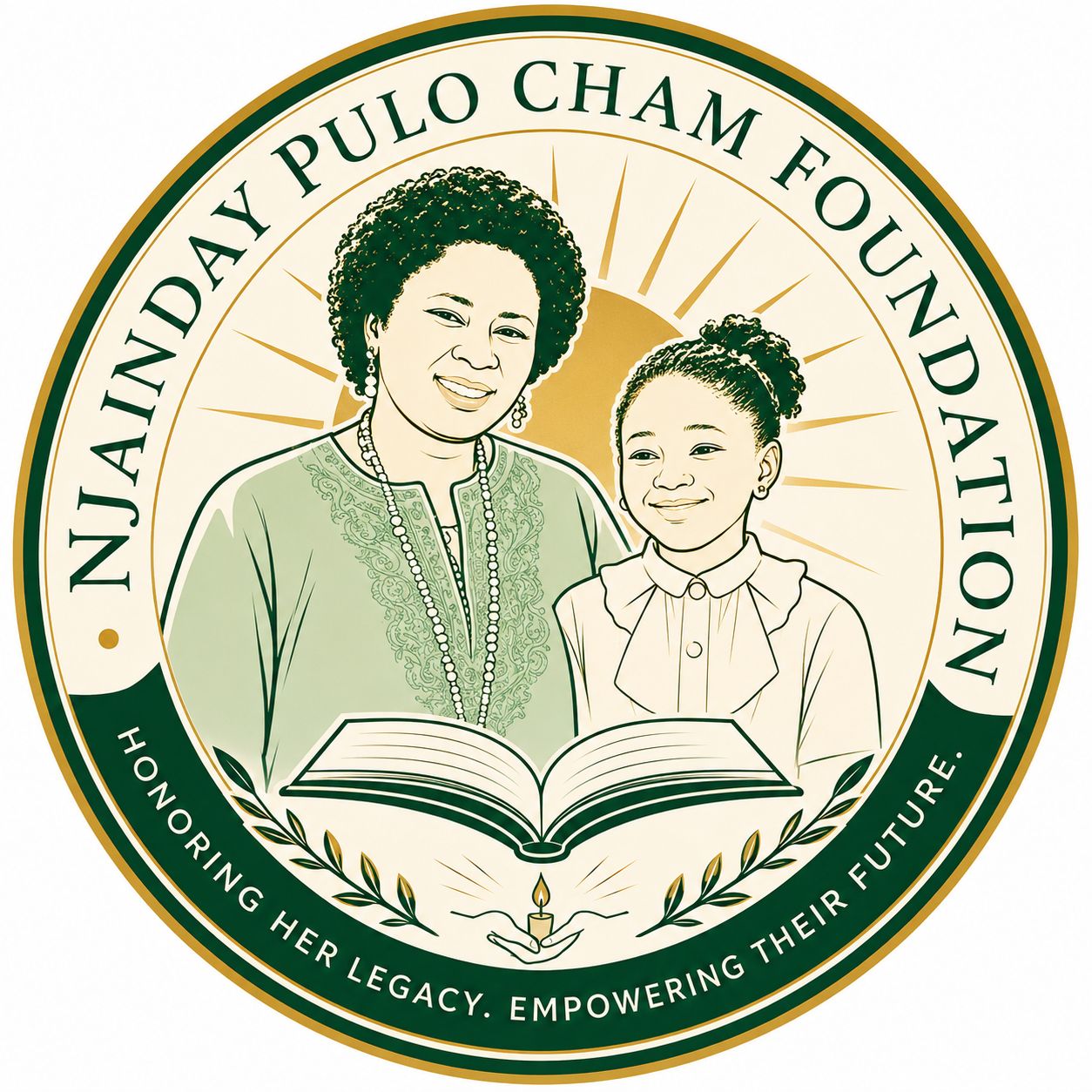 The Njainday Pullo Cham Memorial Foundation Logo